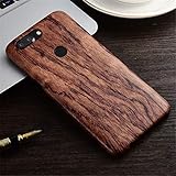 DAYJOY Wood Case Compatible with OnePlus 5T,- Ultra Thin Ultra Light Slim Genuine Real Natural Hard Wooden Aramid Fiber. Protective Hybrid case Cover(Rosewood)