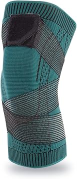 1PCS Sports Kneepad Men Women Pressurized Elastic Knee Pads Support Fitness Gear Basketball Volleyball Brace Protector Bandage