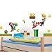 Super Mario Brothers Removable Wall Decals Stickers Kids Room Decoration Build a Scene Peel