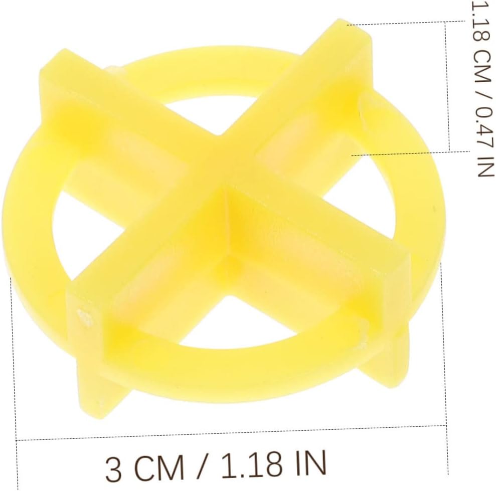 ARTIBETTER 400pcs Cross Tile Spacers Precision Positioning Tool for Ceramic and Floor Installation Lightweight and Compact Leveling for Gaps and Fixing