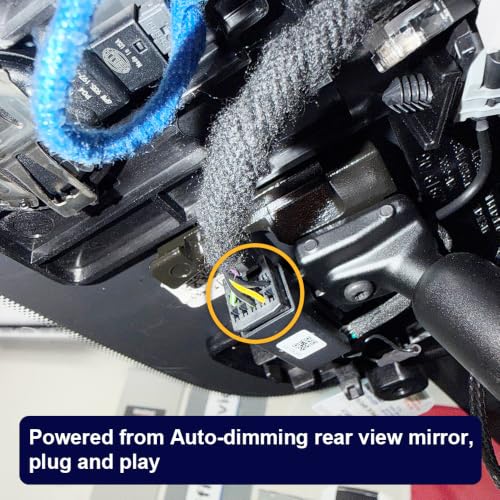 Dashcam frontal y trasera Fitcamx 4K con WiFi y sensor G para Cadillac Vistiq 6