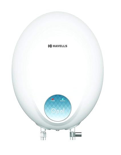 Havells Opal EC Instant Water Heater (White, 3-litre, 3000W)