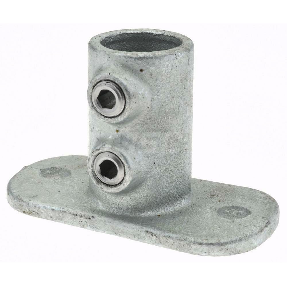 Connettore In Ferro Zincato Pesante Per Tubi Rotondi, 28mm DI, Adatto 25-27mm, 1 Pezzo