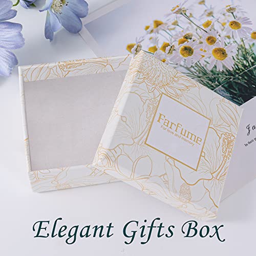 Farfume Chakra Bracelets for Women - Crystals Bracelet Women Natural Gemstones Yoga Reiki Bangle- A Set of Double Bracelets - Image 7