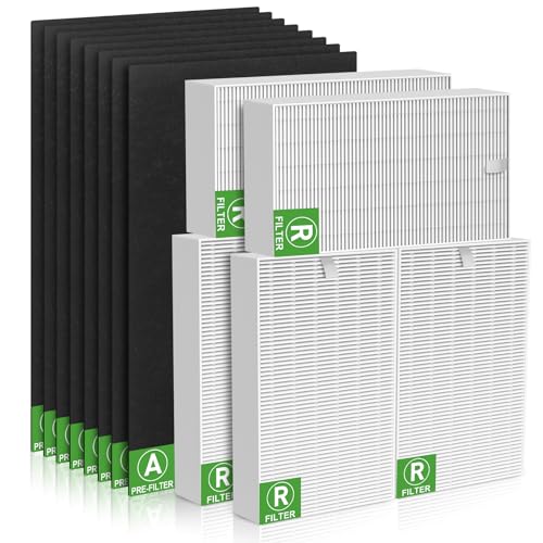 Image of 6 Pack HPA300 HEPA Filter Replacement for Honeywell HPA300 Air Purifier Compatible HPA304 HPA200 HPA3300B HPA5300 Filters, Replace HRF-R3 True HEPA Filters