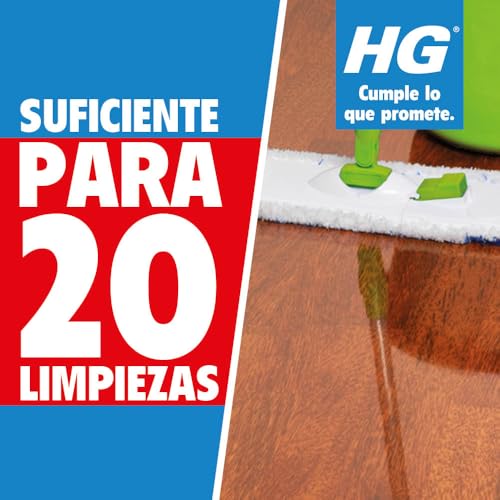 HG Limpiador Abrillantador uso Diario, Restaurador Concentrado para Limpiar Suelos de Madera con Fragancia Fresca - 1 litro (467100130) - imagen 3