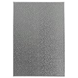 断熱ボード アルミニウム防熱遮熱タイプ｜防水・耐油｜バーベキューコンロ / ストーブ / オーブン / 冷蔵庫対応｜調理油飛沫防止アルミホイル層付き｜清掃・お手入れ簡単 (シルバー,40x60cm)