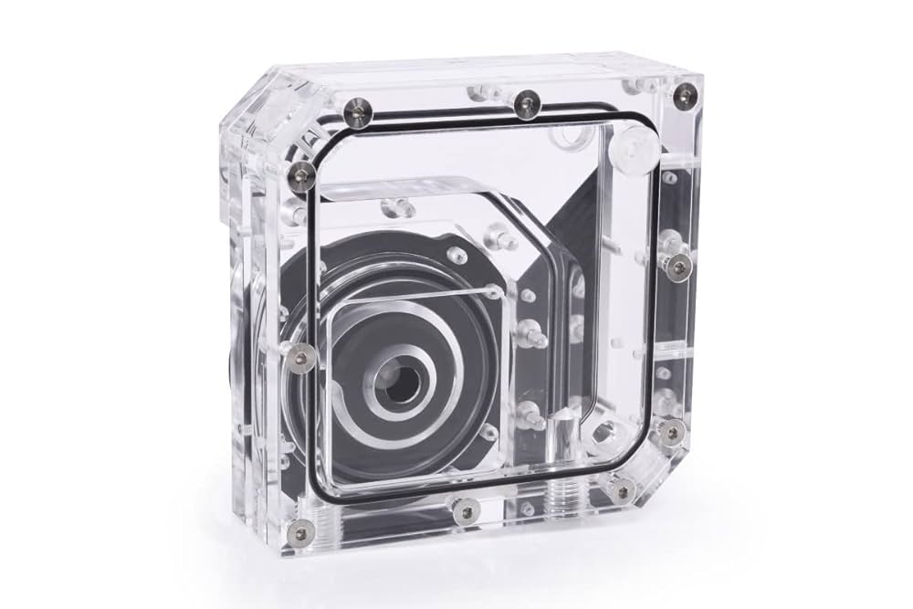 Alphacool Rise Flat Reservoir リザーバー flacher Ausgleichsbehälter mit Pumpe | Alphacool