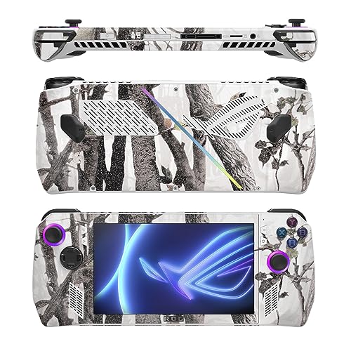 Image of MightySkins Glossy Glitter Skin Compatible with Asus ROG Ally - Artic Camo | Protective, Durable High-Gloss Glitter Finish | Easy to Apply, Remove, and Change Style