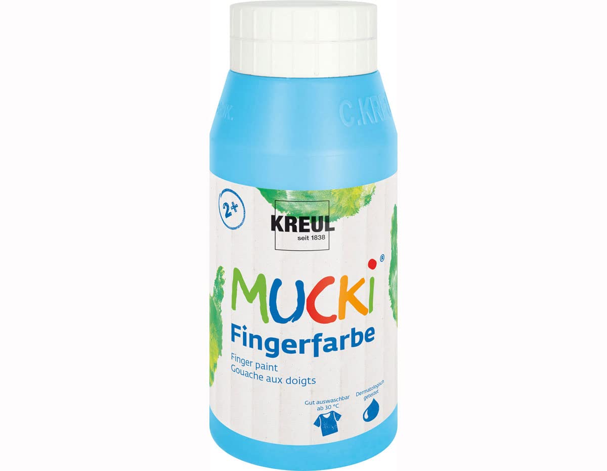 Kreul Mucki 23201 Finger Paint 750 ml light blue