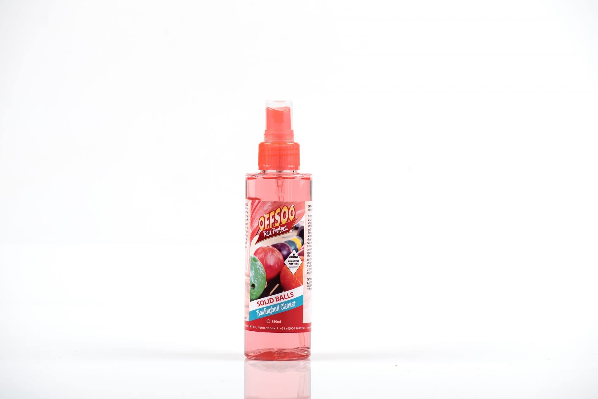 Offsoo Nettoyant Pour Balles De Bowling Red Perfect 200 Ml - Vaporisateur Puissant Pour Boules Réactives Et Polyester