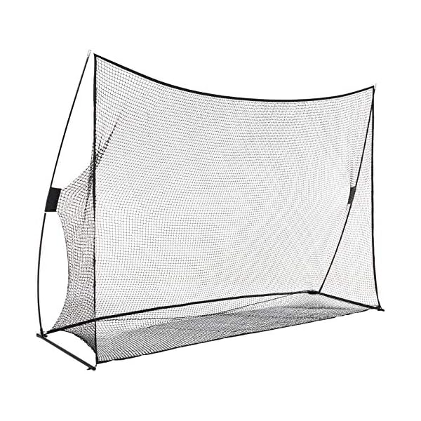 Amazon Basics Portable Driving Practice Golf Net, Black, 10.0 ft x 7.0