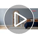 Image of Creative Arts n Frames 15x51 inch Long Fiber Wood Arched Wall Hanging Mount HD Mirror Home Decor Items Living Room Bathroom Bedroom Hotel Office (Natural Iqurel Oak Light Framed HD Arch Mirror)