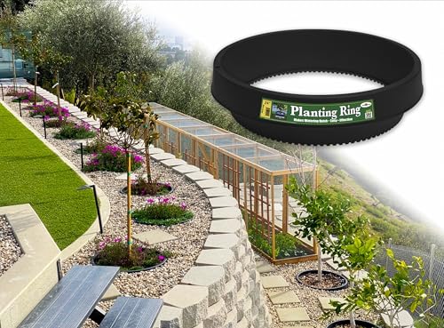 6-Pack 24-inch Tree Planting Rings Deep Root Watering Basin & Edging.