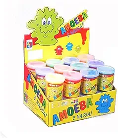 Caixa De Amoeba Com 24 Original Geleinha Massinha Geleca