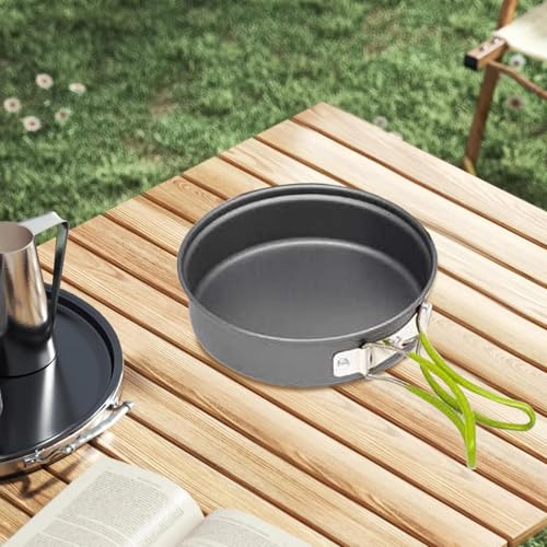 Batterie de cuisine de camping antiadhésive légère pour rando et survie - 2