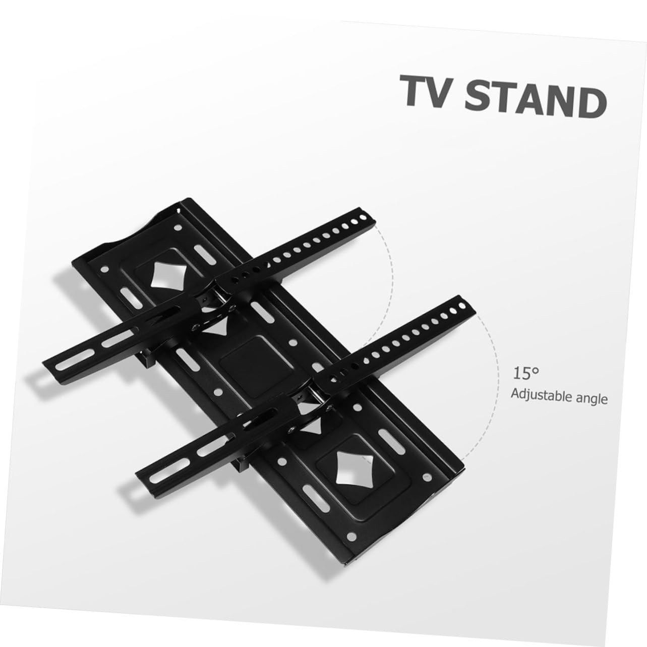 jojofuny Supporto da Parete per Tv Adatto per Televisori Staffa di Montaggio Sicura e Stabile per Case e Uffici