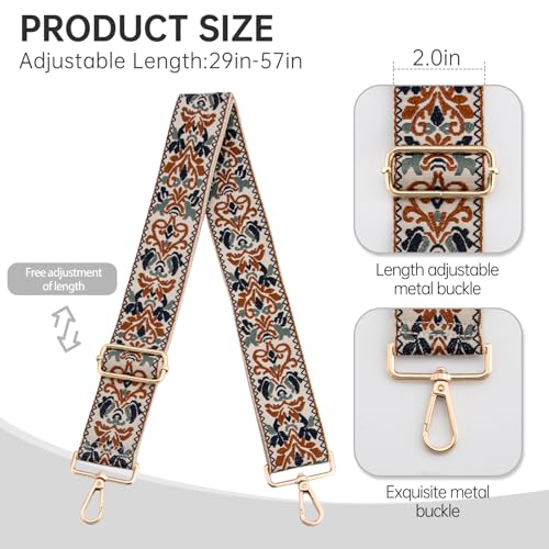 Image of Purse Straps Replacement Crossbody Wide Bag Strap for Purses Adjustable Shoulder Straps for Women Bags