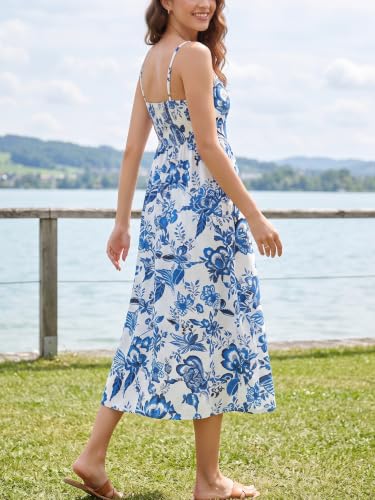 Image of Women's Classy Sleeveless Lemon Print Maxi RIC Rac Dress