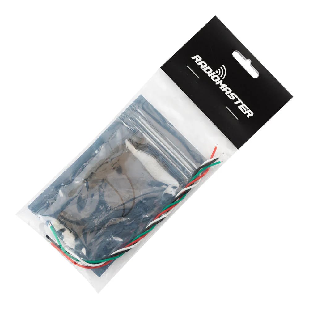 Radiomaster Receptor ELRS RP3 de 2,4 GHz Receptor Nano ExpressLRS con Antena Dual UFL T de 79mm para Control Remoto FPV ELRS Ideal para Dron FPV/Whoop Pequeño/Avión RC de Ala Fija