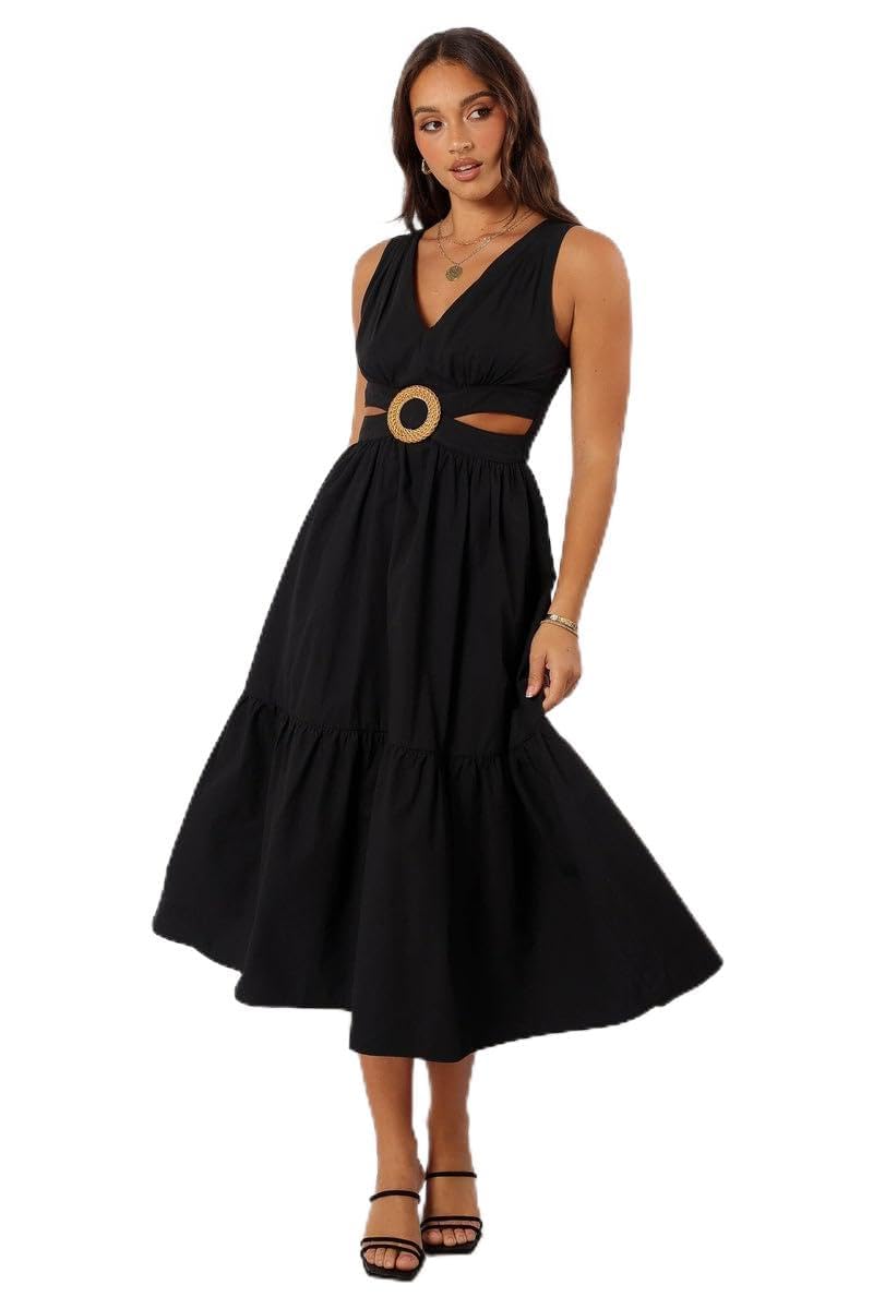 Photo 1 of Carmella Midi Dress - Black L