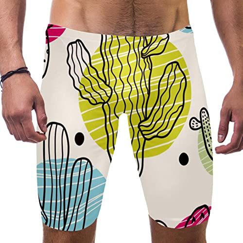 Traje de baño HUI JIN SHOP de pierna cuadrada para el entrenamiento de hombres y niños