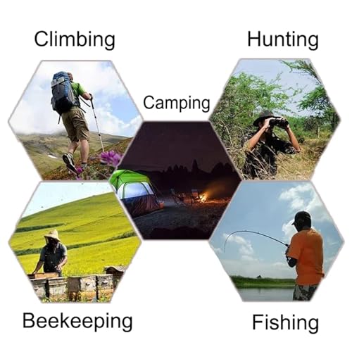Traje de malla con capucha a prueba de mosquitos Yingluno para adulto, ropa impermeable para insectos para pesca y aventuras al aire libre miniatura 4