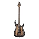Cort KX500 6-String Pale Moon Electric Guitar, Natural Black Burst