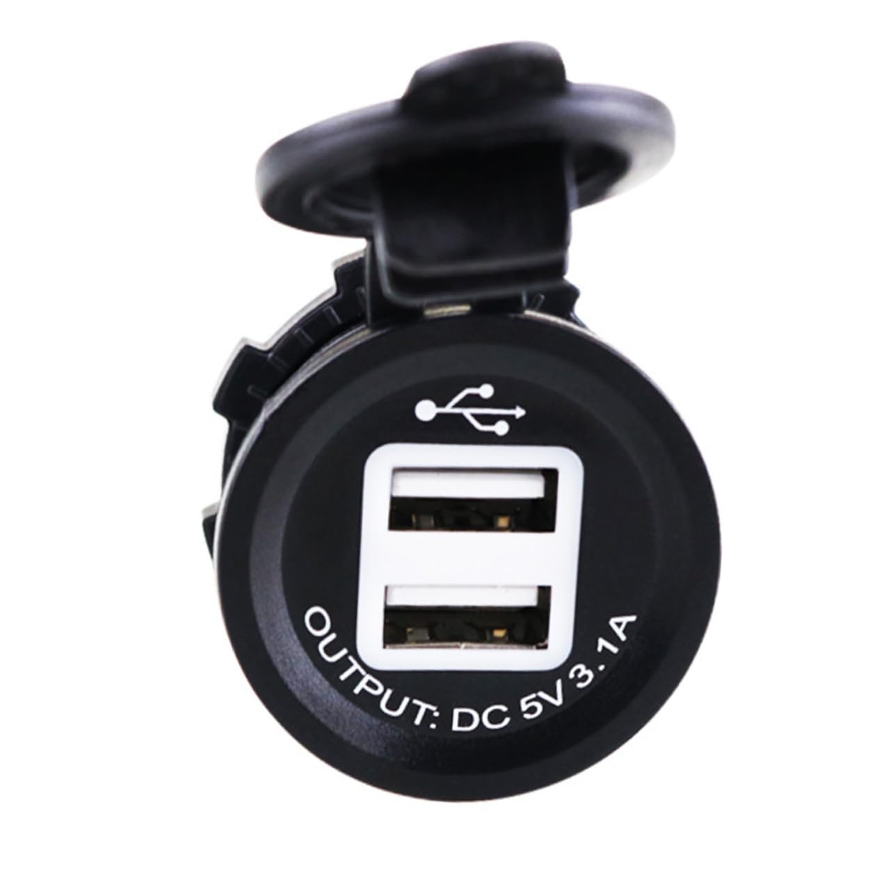3pezzi Caricatore Usb Auto e Alimentatore Per Smartphone e Veicoli Rosse