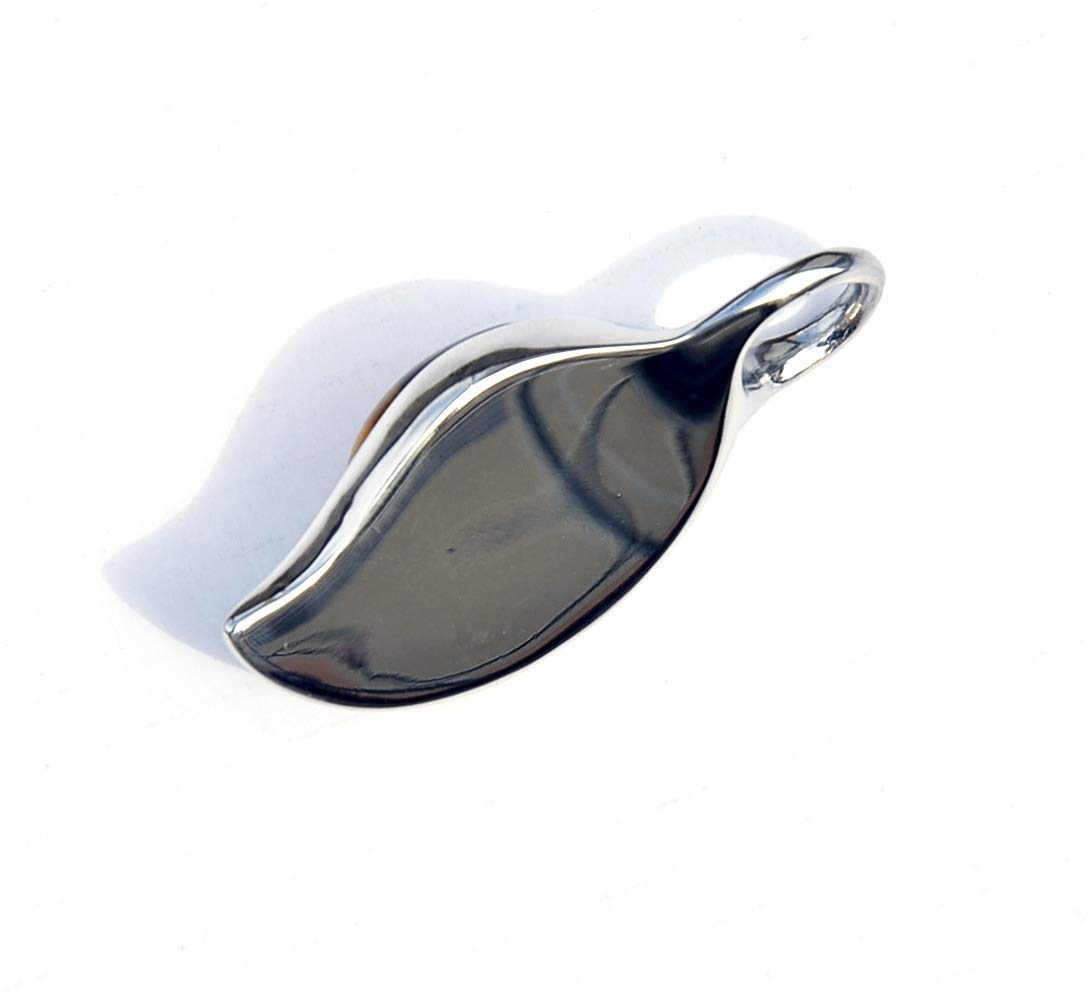 PAMTIER Collier pour Homme Femme Acier Inoxydable avec Pierre Pendentif en Forme de Larme Collier