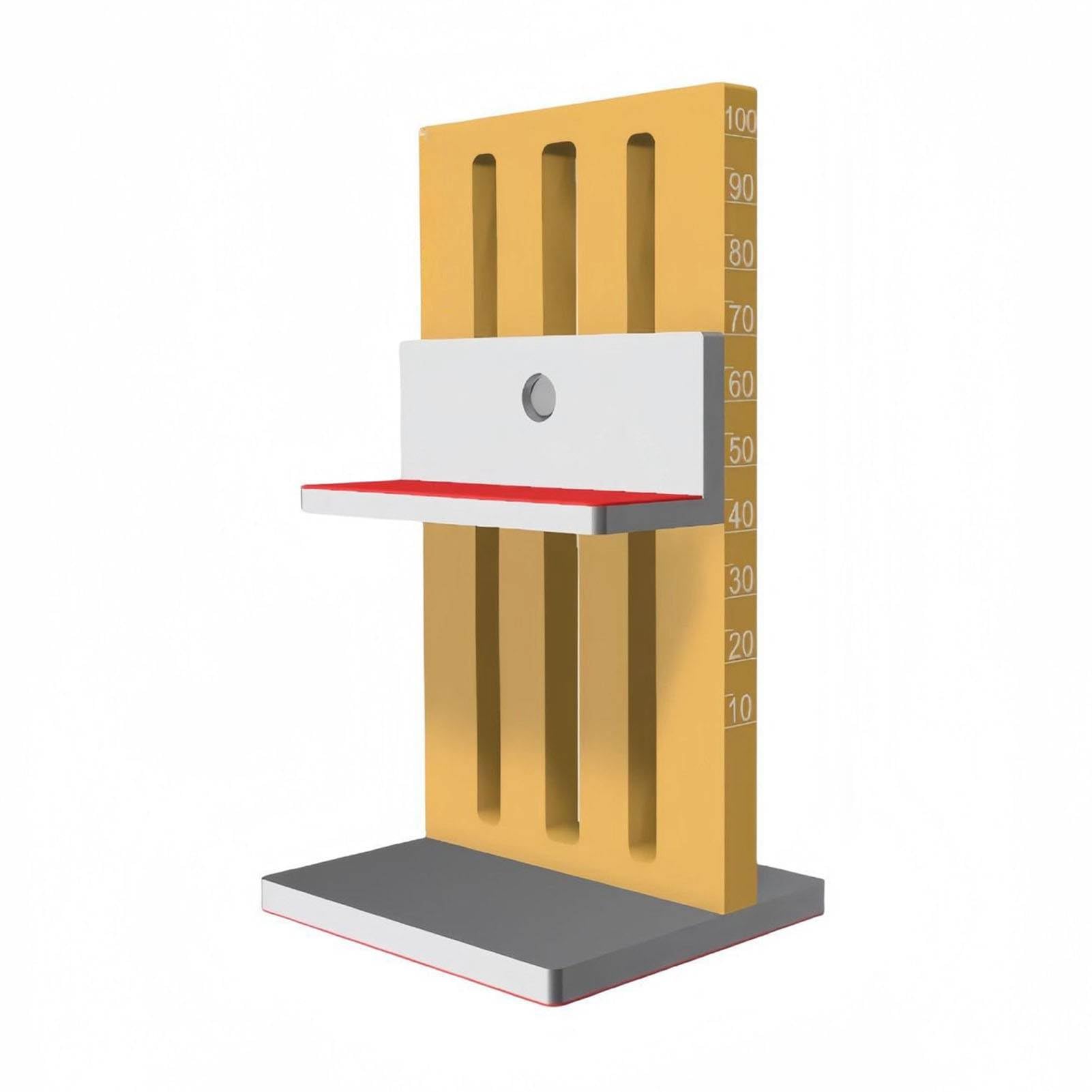 Plantilla posicionadora de instalación de puerta de gabinete, herramienta de instalación de gabinete, herramienta de sujeción del localizador de gabinete de rango ajustable de 10