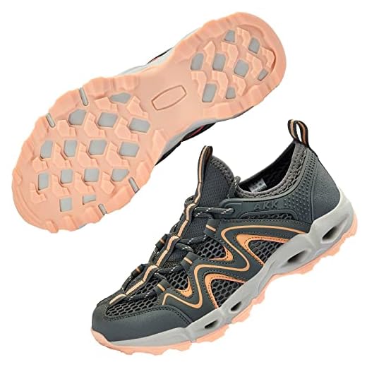 Water Hiking Sneakers for Women - Barefoot Swim Shoes Quick Drying Lightweight for Beach Swimming River Lake Kayaking Pink Size 7.5
