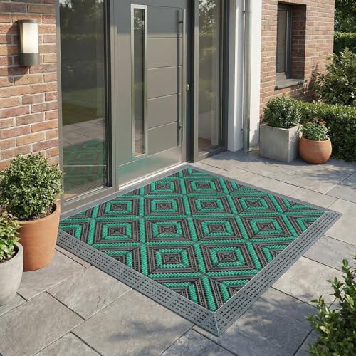 MAAOBR ���փ}�b�g ���O�p �D���Ƃ��E�ᗎ�Ƃ� �g���v���u���V�݌v �唻 DIY�A���\ ����~�� �r�����t�� ���ϋv�����݌v �h�J�r �ϖ��� �ϋv �􂦂� �S���� �h�A�}�b�g �Ɩ��p �ƒ�p �o���R�j�[�E���p�E�X�܃G���g�����X�p(�O���[+��,120