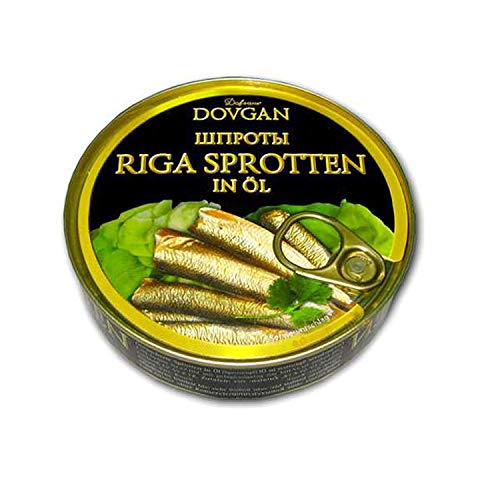 DOVGAN Russische Riga Sprotten in Öl DOVGAN Russische Riga Sprotten in Öl