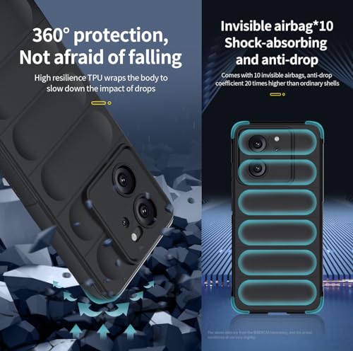 WOKEZ Xiaomi 13T/13T Pro Fodral - Mjukt TPU Skydd, Ljusblå