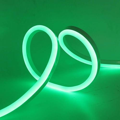 Vista 17 de Cuerda LED de neón de 23 pies, 110 V, impermeable, flexible, enchufe de EE. UU., 840 unidades SMD 2835, tira de luces LED para decoración del hogar