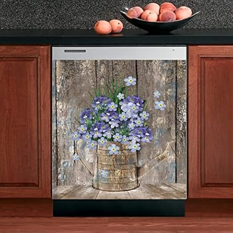 Rustic Sunflower Dishwasher Magnet Cover Cover