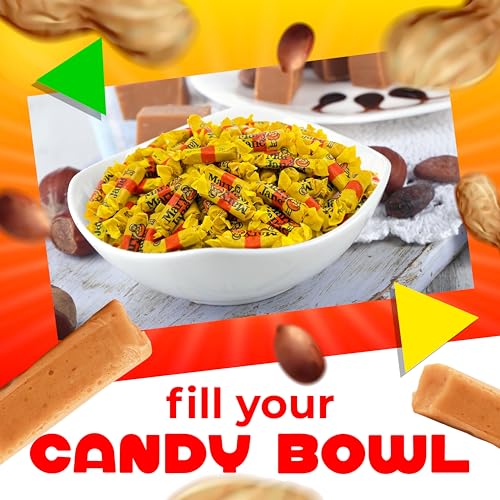 Mary Jane Candy | 1 Pound Bag - Approx. 120 Count | Peanut Butter Flavored Taffies