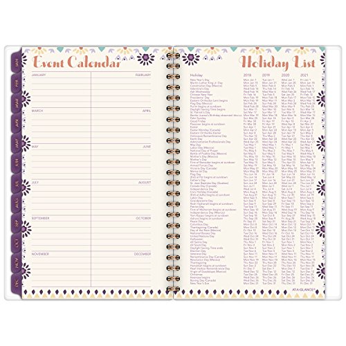 At-A-Glance Weekly/Monthly Planner, January 2018 - December 2018, 4-7/8" X 8", Sun Dance (1051-200) #TOP5
