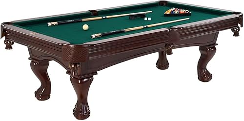 Miniatura 10 de Barrington Billiards Mesa de billar de múltiples estilos, campos de juego premontados con juegos completos de accesorios de billar, perfecta
