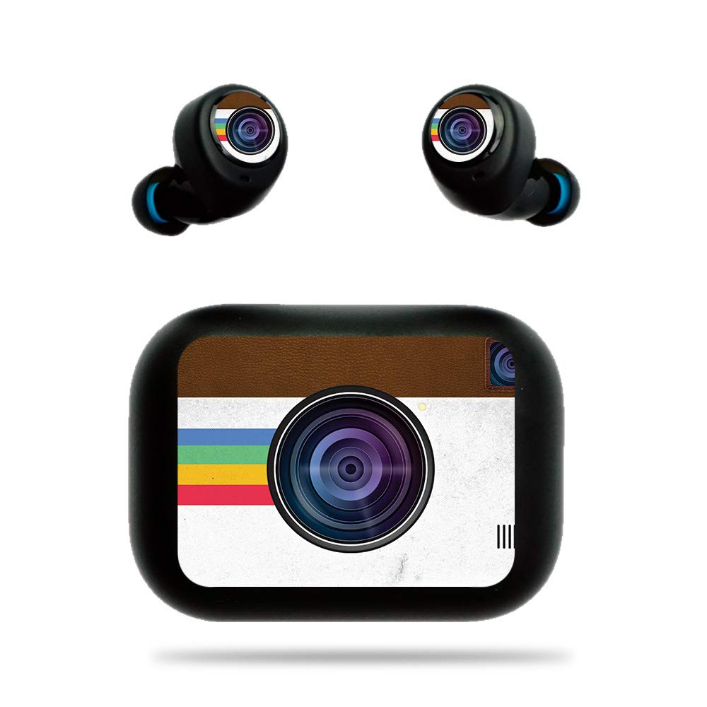 MightySkins Skin for Amazon Echo Buds - Vintage Polaroid | Protective, Durable, and Unique Vinyl Decal Wrap Cover | Easy to Apply, Remove, and Change