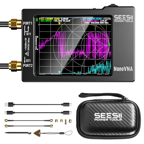 SEESII NanoVNA-H Vector Network Analyzer (10KHz-1.5GHz)