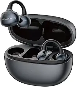 H'MASTON Fone de Ouvido Bluetooth Sem Fio com Clipe Fone de Ouvido Tws 6.0 para Corrida Compatível com iOS Redmi Samsung