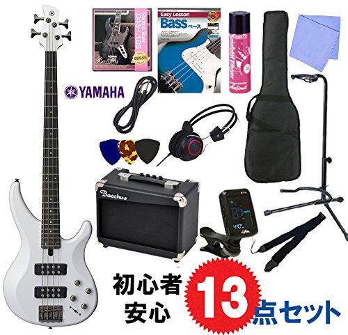 Baixo 4 Cordas Yamaha TRBX304 WH, White