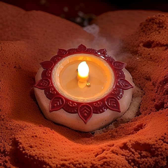 EERAV Water Sensor Diya Lights Electric Flameless & Smokeless LED Diyas Warm Ambient Tea Light Candles for Home Mandir Pooja Decoration, Diwali Deepam Festival, Christmas New Year (Pack of 8) (B0DJ5RW4NT) Amazon Price History, Amazon Price Tracker