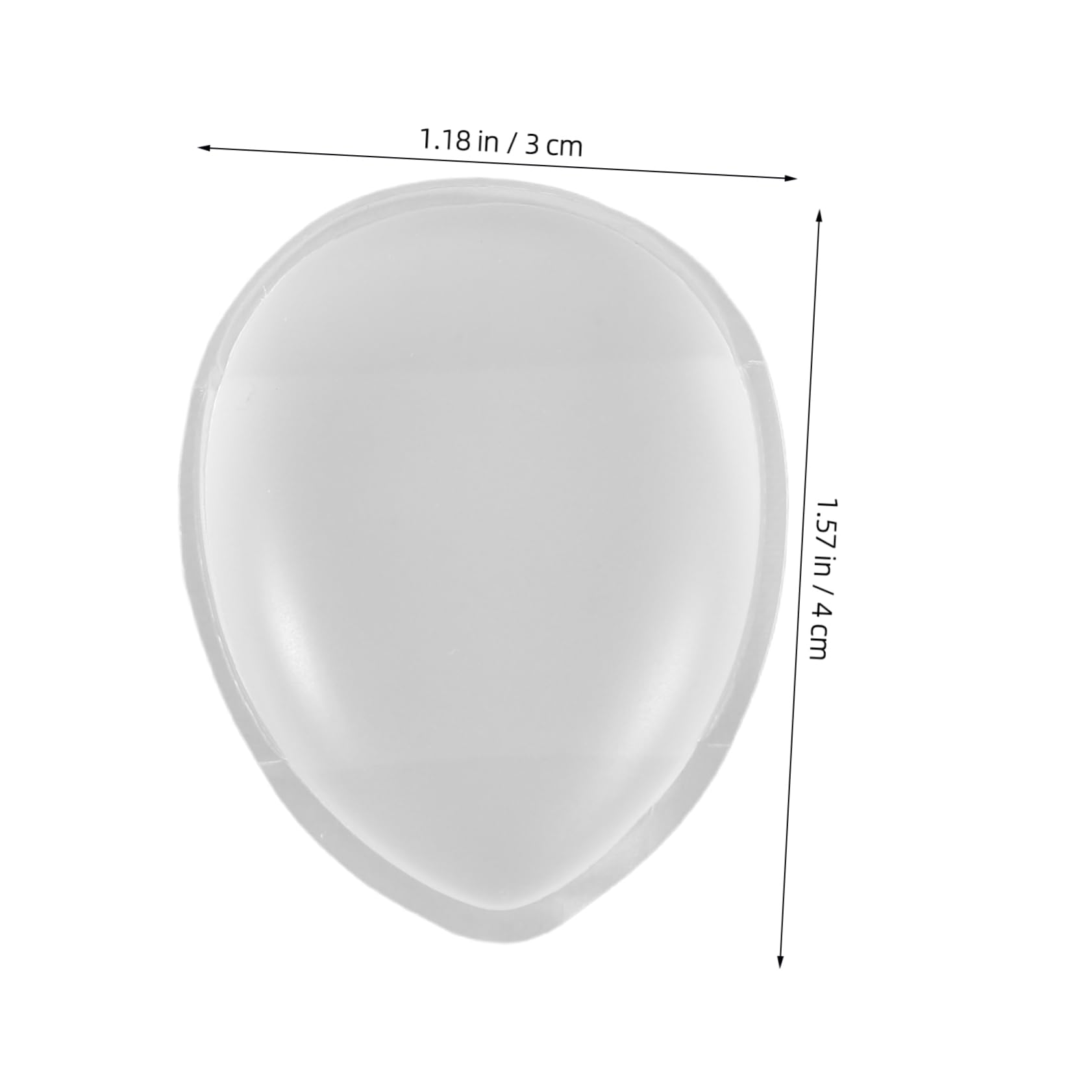 FOMIYES 6pcs Silicone Makeup Puff Body Powder Applicator Soft Elastic for Smooth Application