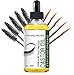 Pure Organic Cold Pressed Castor Oil USDA Certified for Eyelashes Growth Serum, Promotes Eyebrows & Eyelash Growth from Natural Riches, 1 fl oz Contains five sets of eyelash and eyebrow brushes