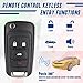 Key Fob Keyless Entry Remote Compatible with Chevy Cruze/Camaro/Impala/Equinox/GMC Terrain/Buick Lacrosse/Regal/Verano/Encore 2010-2019 Car Key Replacement for OHT01060512, 1-Pack (4 Buttons)