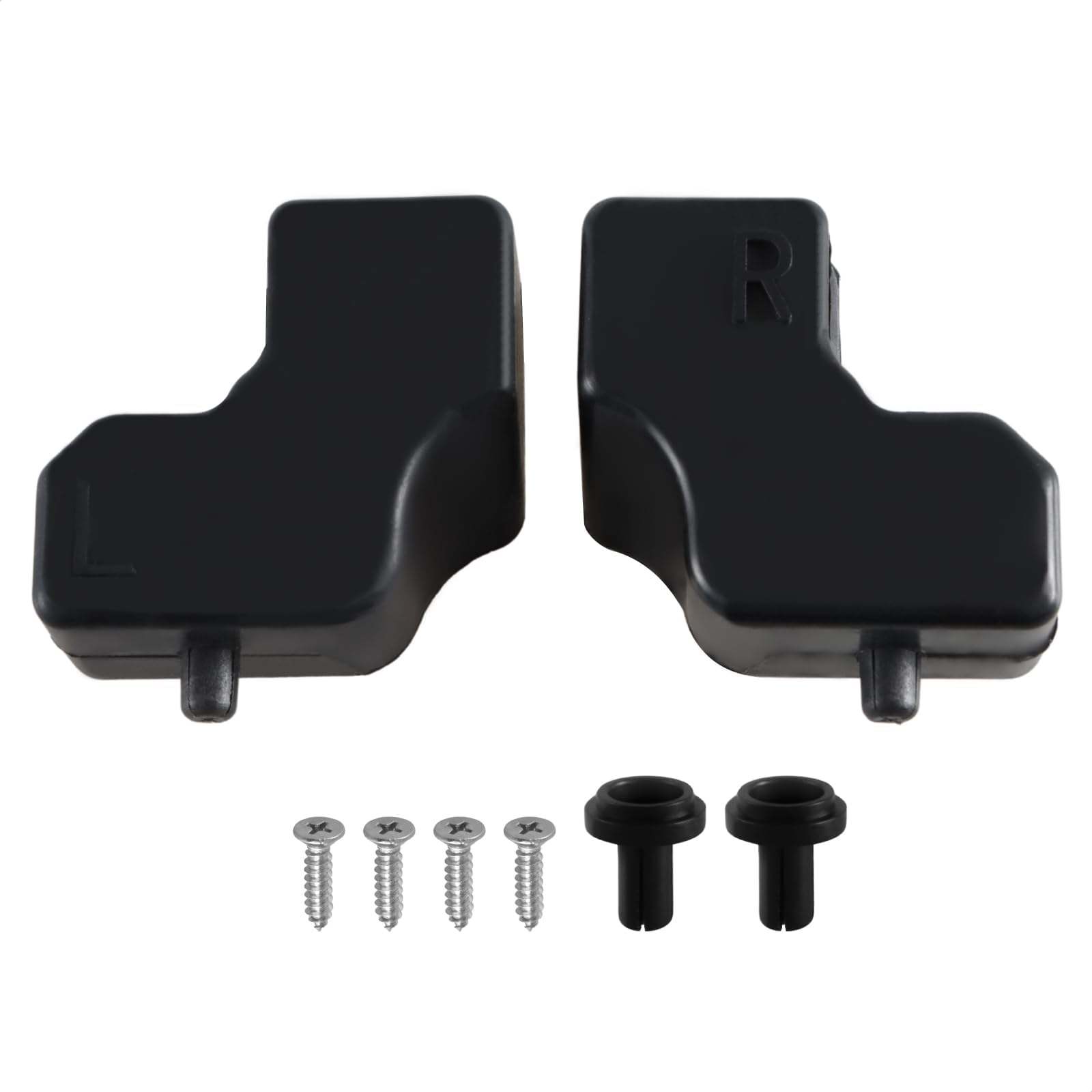 EVRBUL Upgraded Tailgate Upper Rubber Bushing Bumper LH & RH Tailgate Top Rubber Bumper Cushion Bushings Compatible with Ford F-250 F-350 F-450 F-550 Replace#: HC3Z-99439A00-A HC3Z-99439A00-B