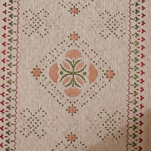 Image of House of Quirk Medina Luxury Chenille Sofa Mat 2 Pcs Armrest - Beige